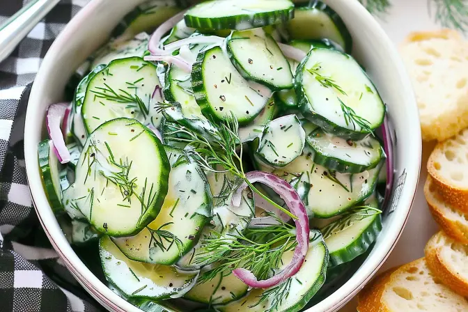 cucumber dill salad