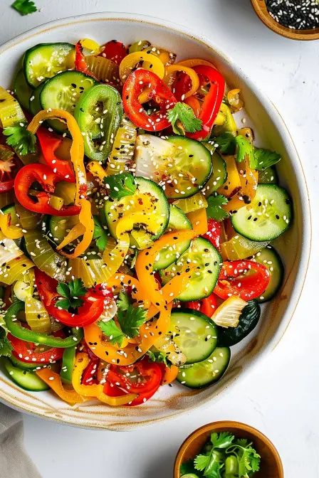 cucumber pepper salad