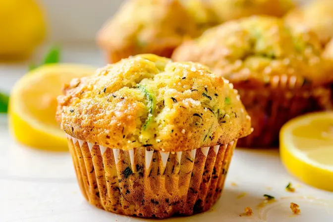 lemon zucchini muffins
