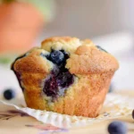 sourdough blueberry muffins