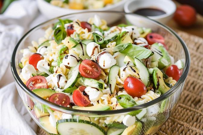 avocado pasta salad