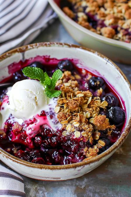 blueberry crisp recipe