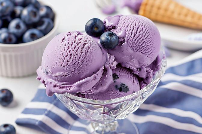 blueberry ice cream