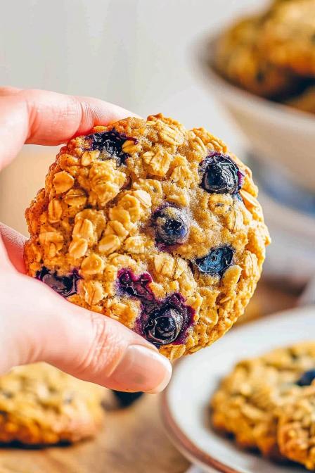 blueberry oatmeal cookies