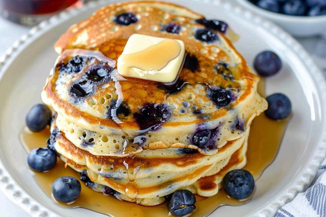 blueberry pancakes recipe