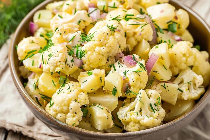 cauliflower potato salad