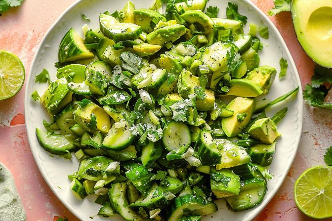 cucumber avocado salad