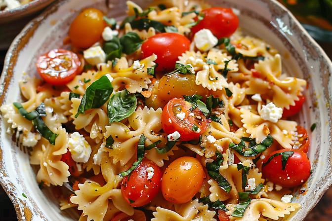 feta cherry tomato pasta
