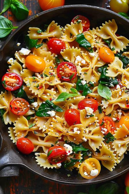 feta cherry tomato pasta