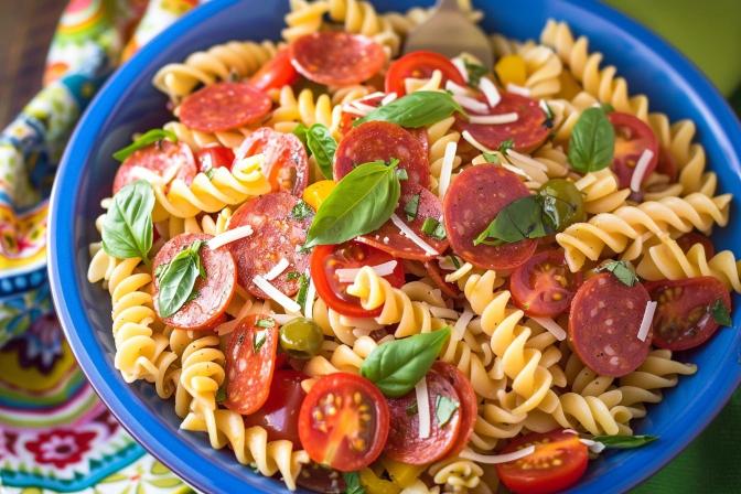 pepperoni pasta salad