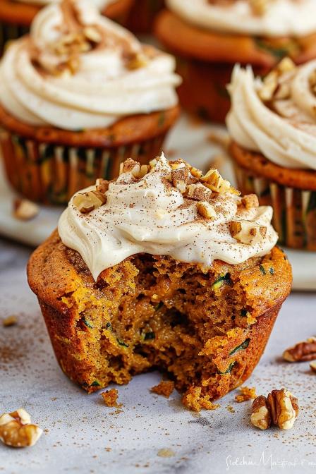 pumpkin zucchini muffins