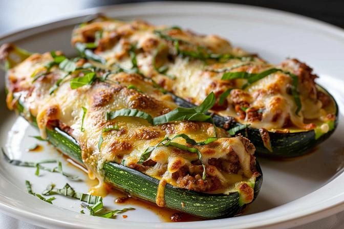 zucchini boats beef