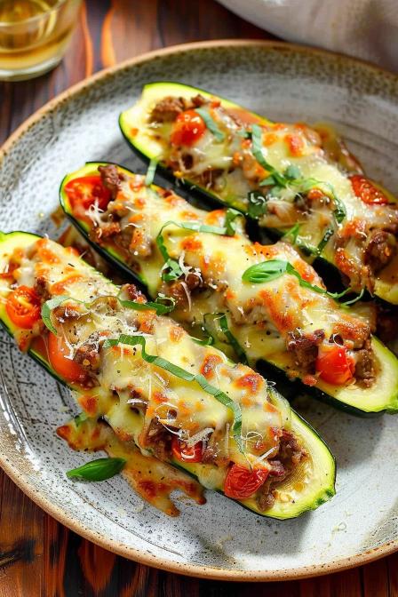 zucchini boats beef