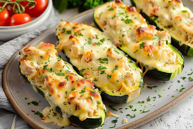 zucchini boats chicken