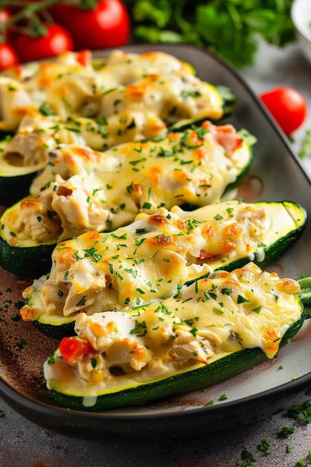 zucchini boats chicken
