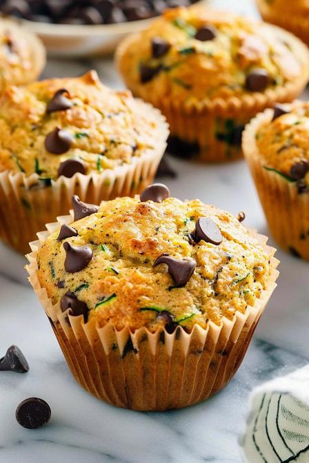zucchini chocolate chip muffins