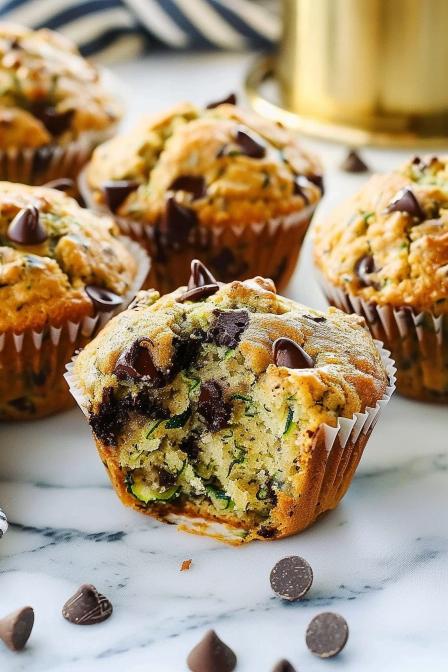 zucchini chocolate chip muffins