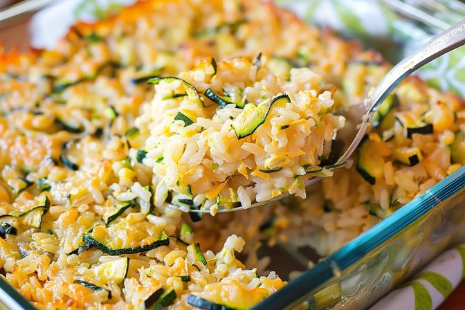 zucchini rice casserole